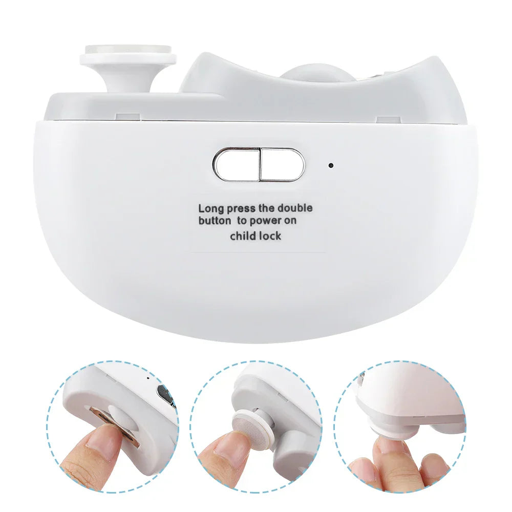 2 in 1 Multifunctional Electric Nail Clipper & Polisher