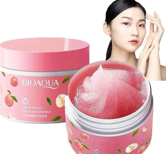 BIOAQUA Honey Peach Exfoliating Cream Facial Scrub Exfoliant Body Scrub